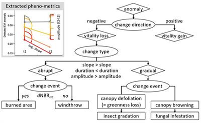 Distinguishing Abrupt and Gradual Forest Disturbances With MODIS-Based Phenological Anomaly Series